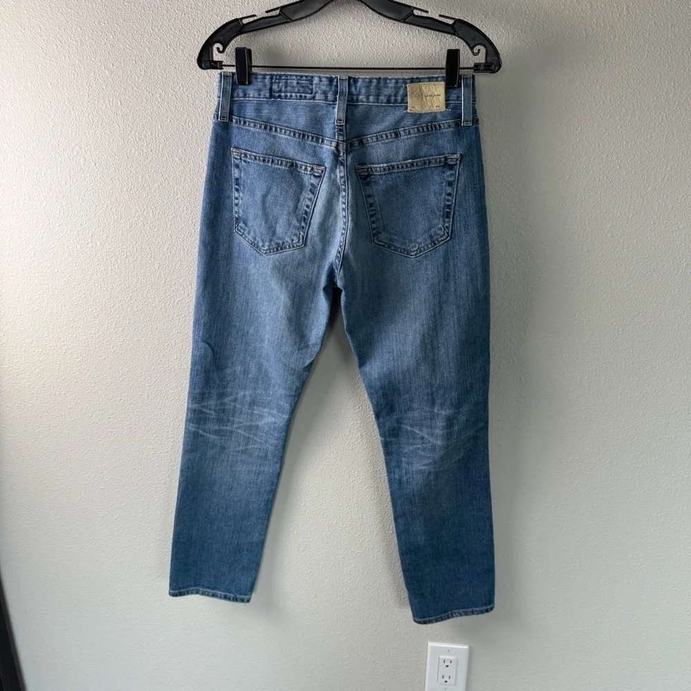 AG Ex-Boyfriend Distressed Slim Fit Jeans 22 Years Landmark Destructed Denim 25